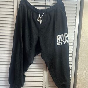 Grey Women Plus Size Jogger Pants